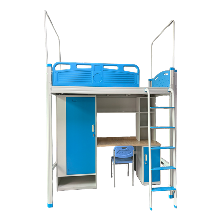 鐵床廠家分享：單人學(xué)生公寓床儲(chǔ)物空間設(shè)計(jì)有哪些巧思？